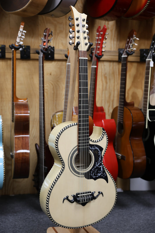 Bajo Quinto Hand Crafted | Paracho - Wood Natural