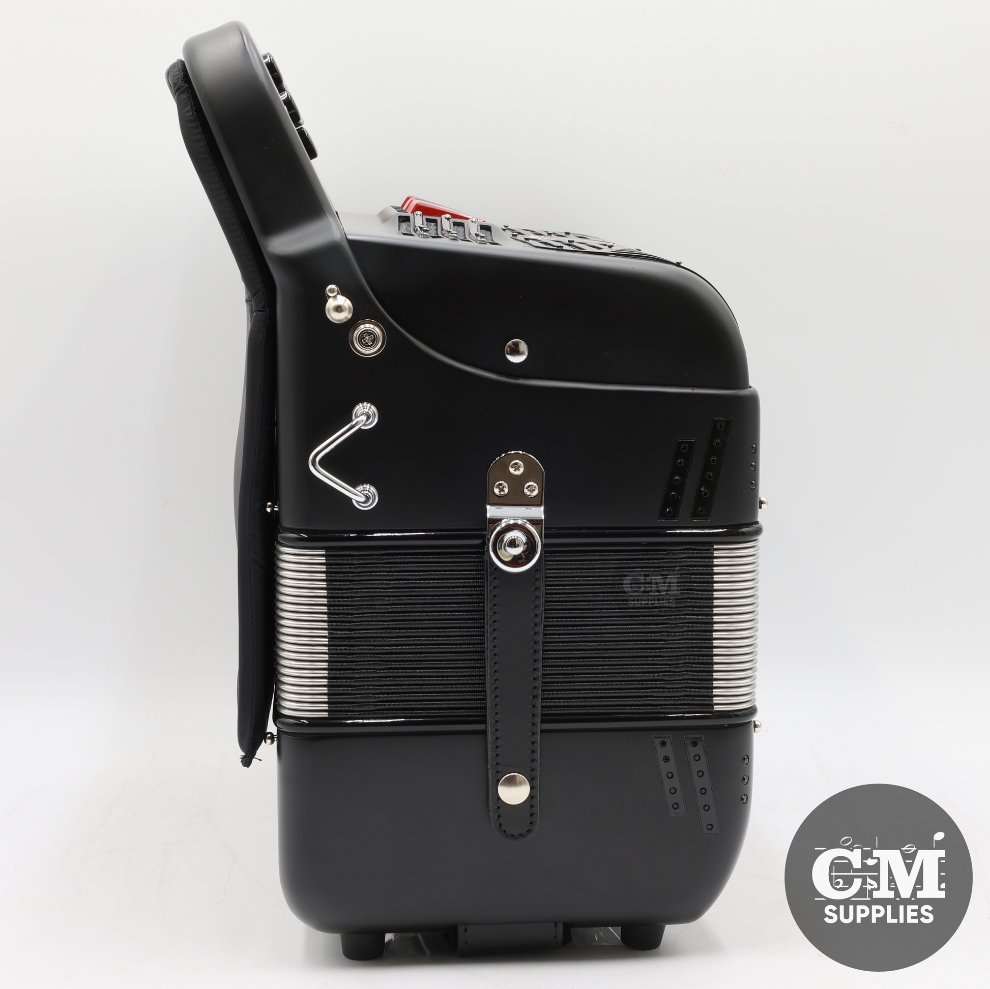Hohner Anacleto BlackHawk 5 Switch EAD Accordion - BH1, Matt Black