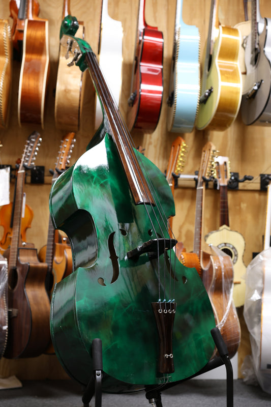 Handcrafted Emerald Tololoche (Double Bass)