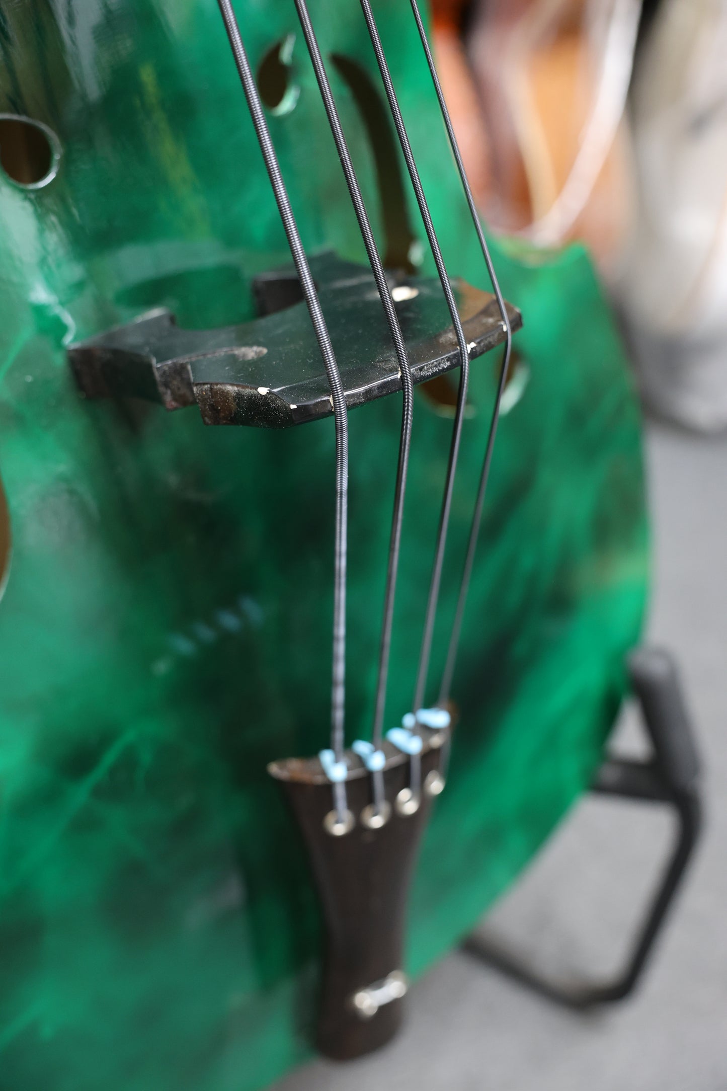 Handcrafted Emerald Tololoche (Double Bass)