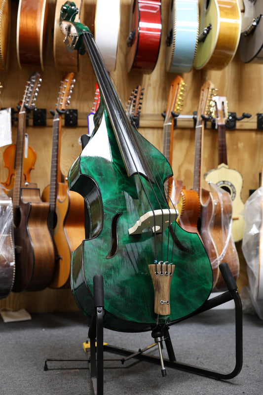 Handcrafted Emerald Tololoche (Double Bass)