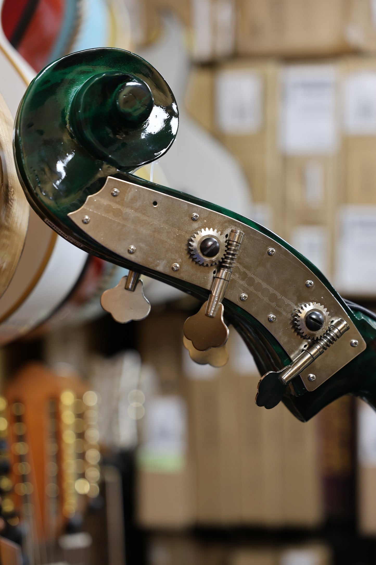 Handcrafted Emerald Tololoche (Double Bass)