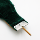 Boppola Italy Green Cloth Accordion Bass Shoulder Strap (Thread Screw Mount)