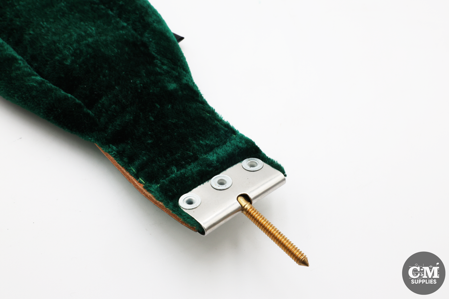 Boppola Italy Green Cloth Accordion Bass Shoulder Strap (Thread Screw Mount)