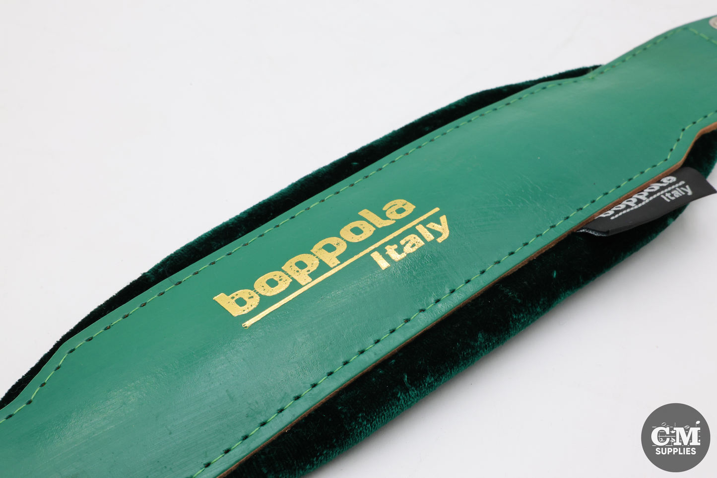 Boppola Italy Green Cloth Accordion Bass Shoulder Strap (Thread Screw Mount)