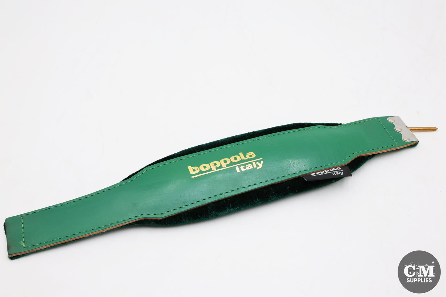 Boppola Italy Green Cloth Accordion Bass Shoulder Strap (Thread Screw Mount)