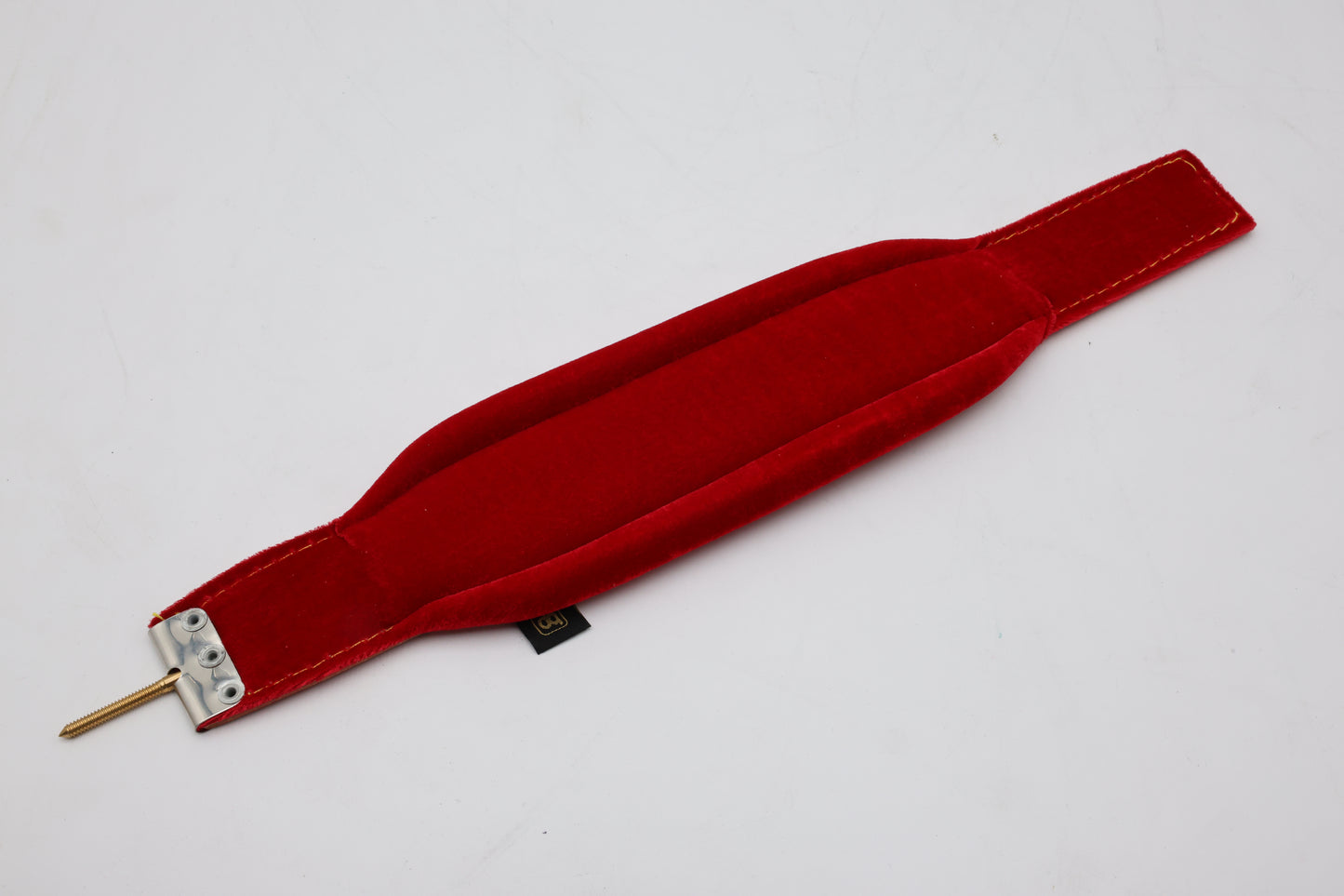 Boppola Italy Red on Red Embosed Accordion Bass Shoulder Strap (Thread Screw Mount)