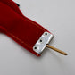 Boppola Italy Red on Red Embosed Accordion Bass Shoulder Strap (Thread Screw Mount)