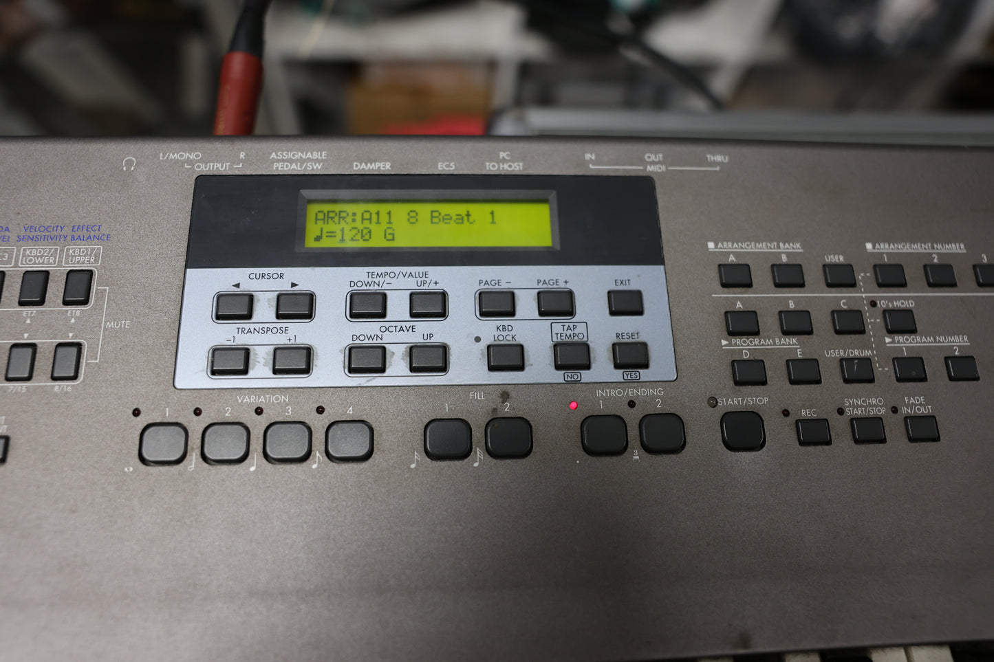 Used Korg IX300 Keyboard Arranger Workstation