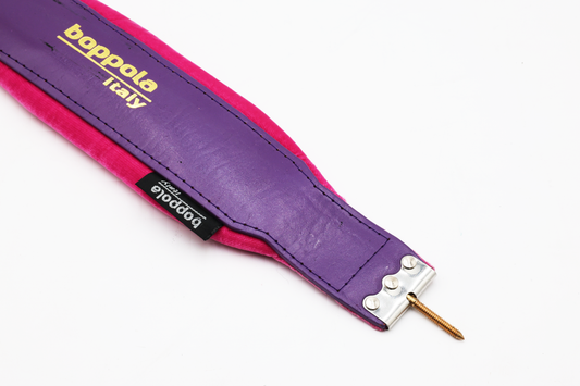 Boppola Italy Purple on Pink Accordion Bass Shoulder Strap (Thread Screw Mount)