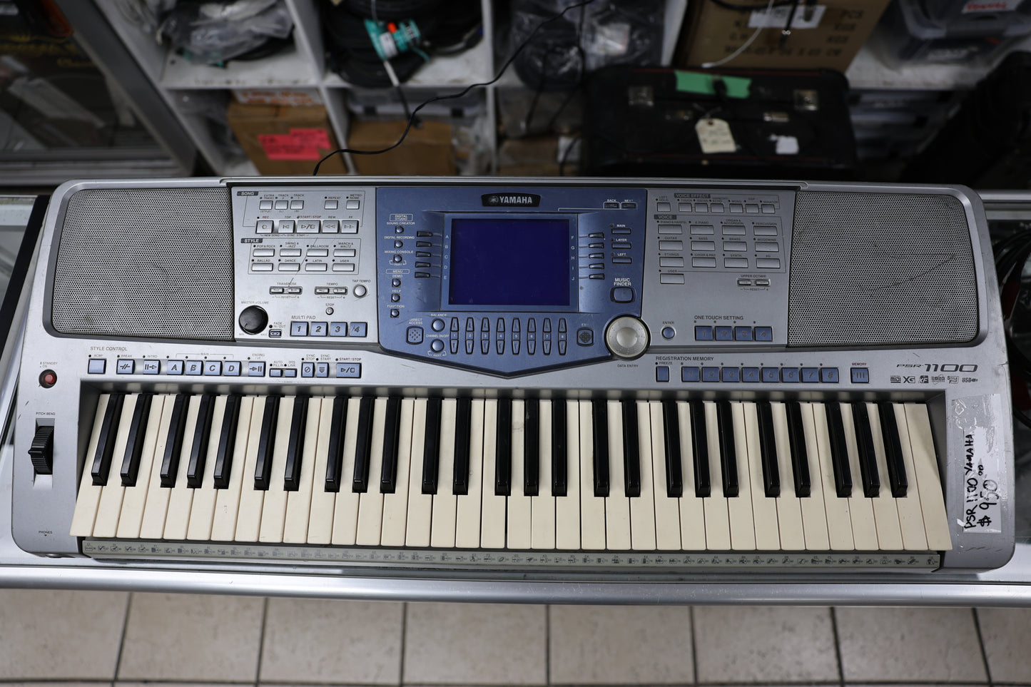 Used Yamaha PSR1100 Keyboard (No Power Supply)