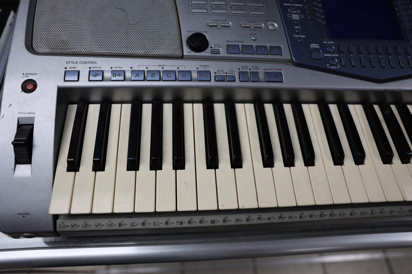 Used Yamaha PSR1100 Keyboard (No Power Supply)