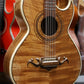 Handcrafted Natural Wood Bajo Quinto - Glossy Finish (Paracho)