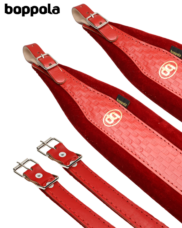 Accordion Shoulder Strap Boppola - Red on Red