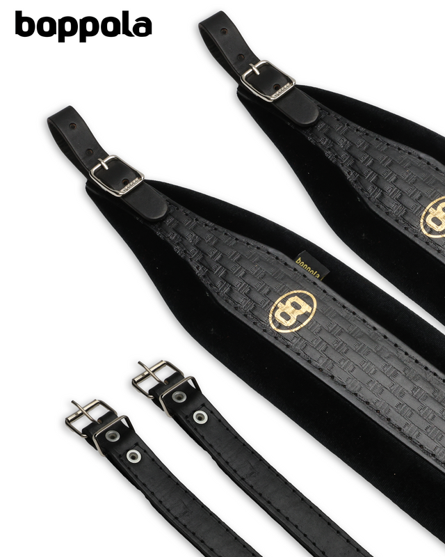 Accordion Shoulder Strap Boppola - Black on Black