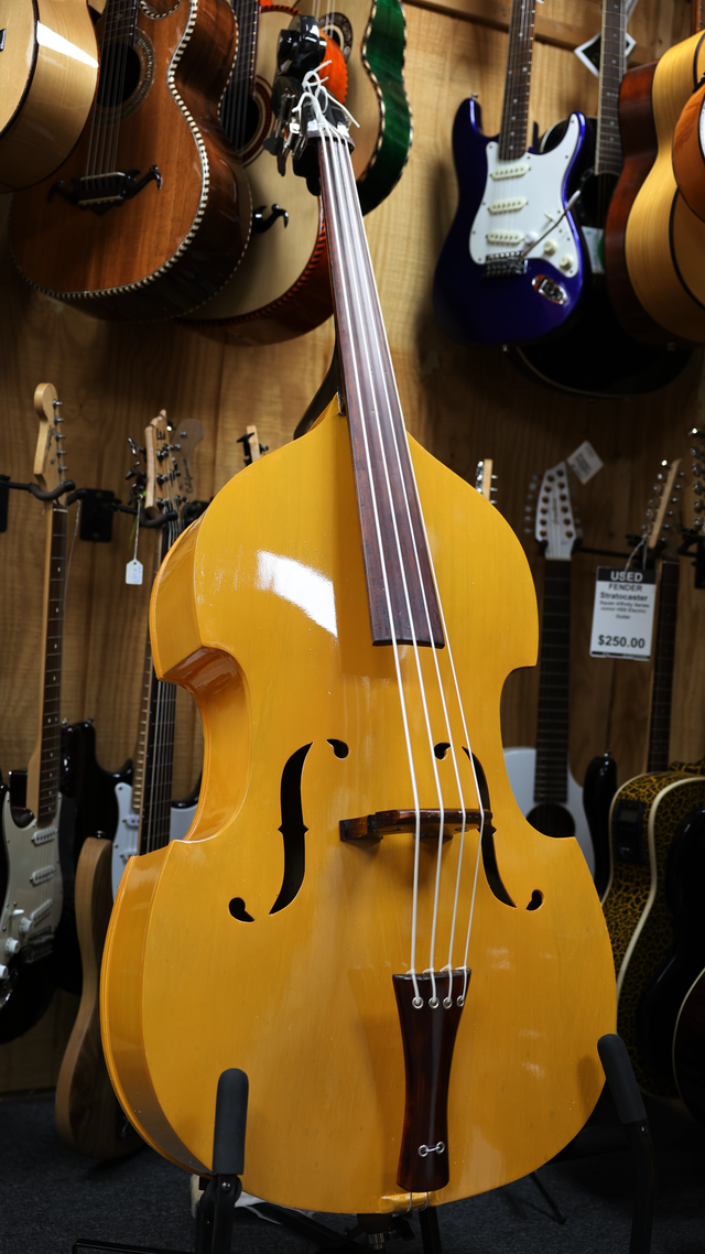 Handcrafted Tololoche Yellow Gloss (Double Bass)