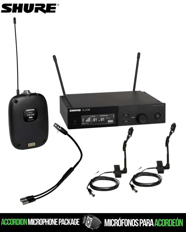Shure PGA98H-XLR Clip-On Cardioid Condenser Horn Microphone w/ Inline Shure PGA98H-XLR Clip-On Cardioid Condenser Horn Microphone w/ Inline