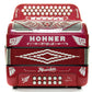 Hohner Anacleto Rey Aguila TT FBE/GCF Two-Tone Compact Accordion Red