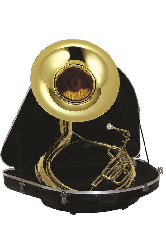 B - U.S.A. WSPLT-LQ Sousaphone Tuba Lacquer – Gold Color Large Tube