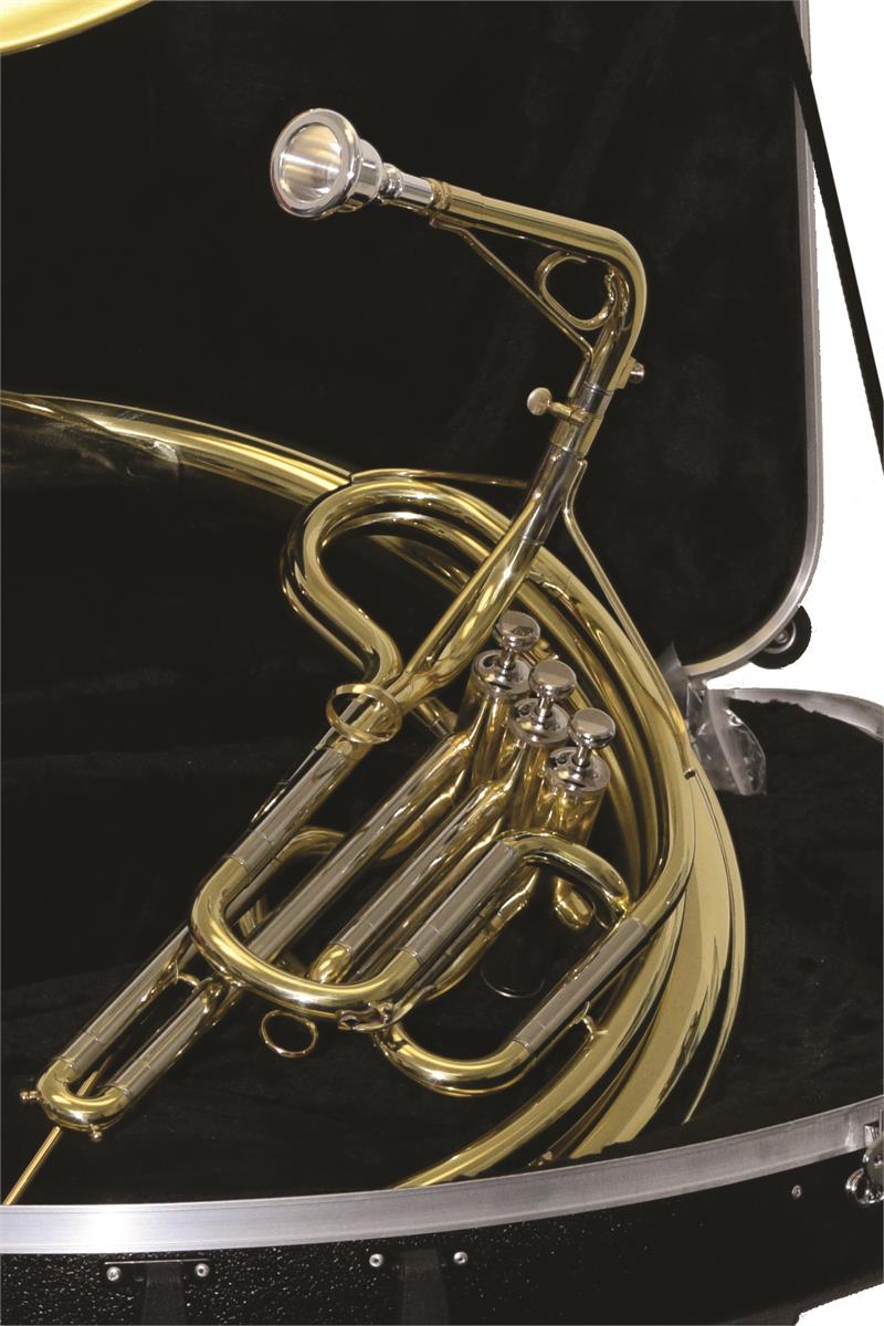 B - U.S.A. WSPLT-LQ Sousaphone Tuba Lacquer – Gold Color Large Tube