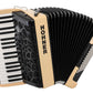 Hohner Bravo MyColor III 72 Accordion - Earth, 34-Key Chromatic with Gig Bag