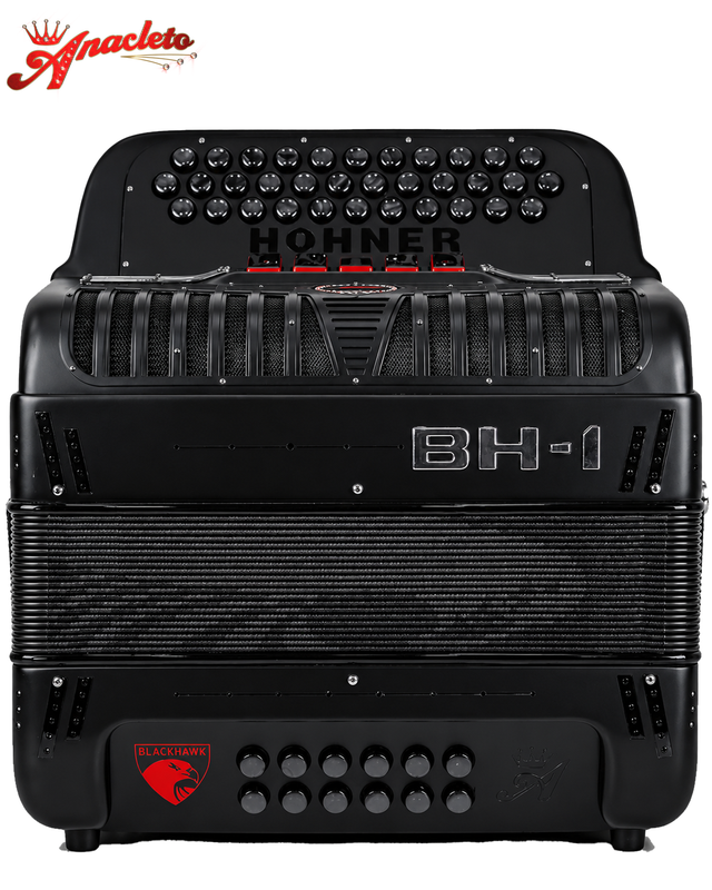 Hohner Anacleto BlackHawk 5 Switch FBE (FA) Accordion - BH1