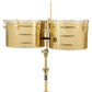 Latin Percussion LP258-BGD Prestige Timbales – Full Chromed Gold Finish
