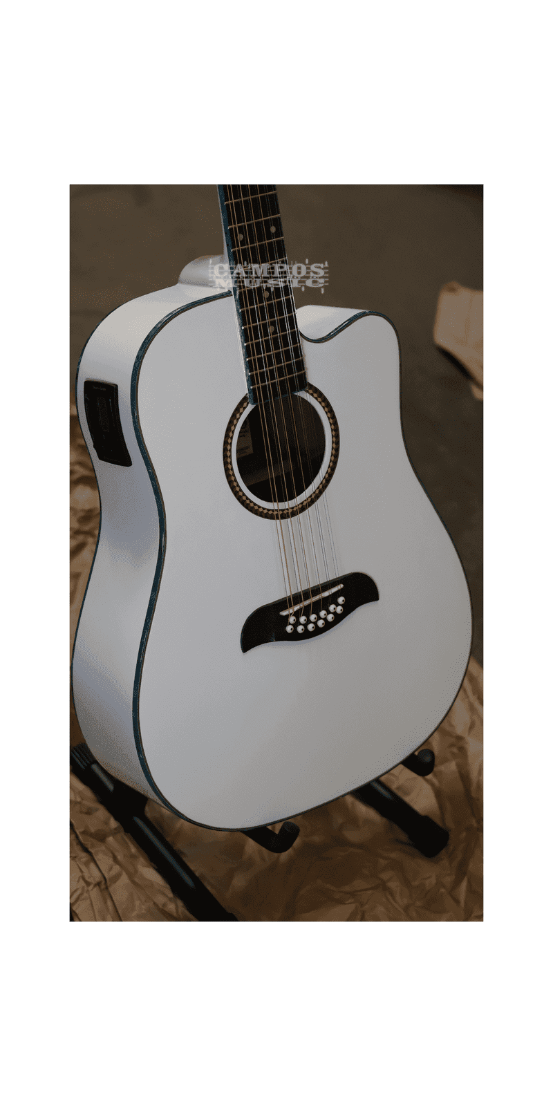 OD312CEWH A U Oscar Schmidt 12 String Acoustic Electric Guitar