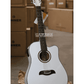 OD312CEWH-A-U Oscar Schmidt 12-String Acoustic Electric Guitar WHITE