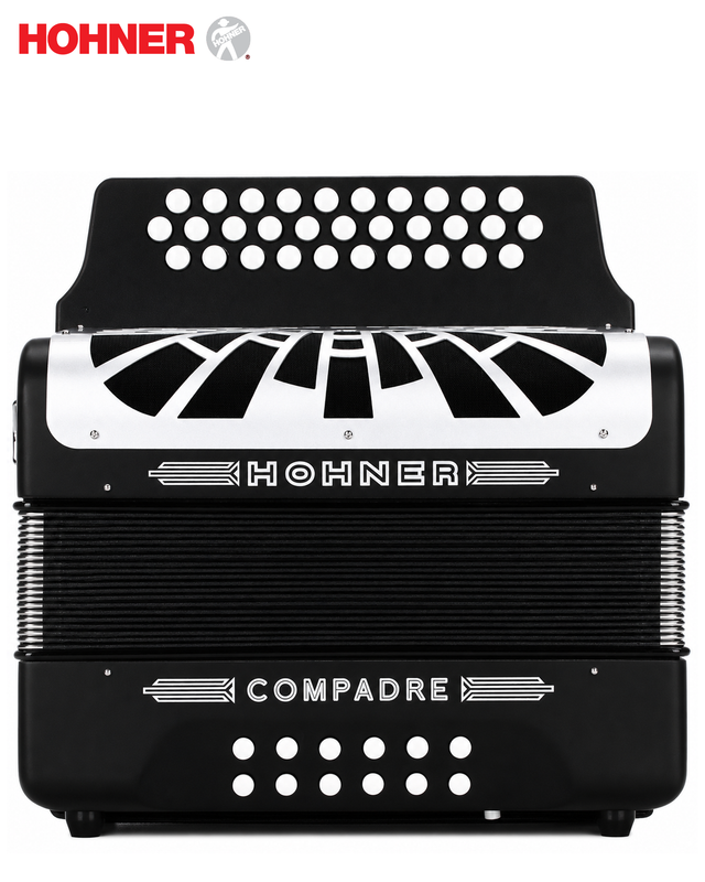 Hohner Compadre EAD (MI) Button Accordion Black