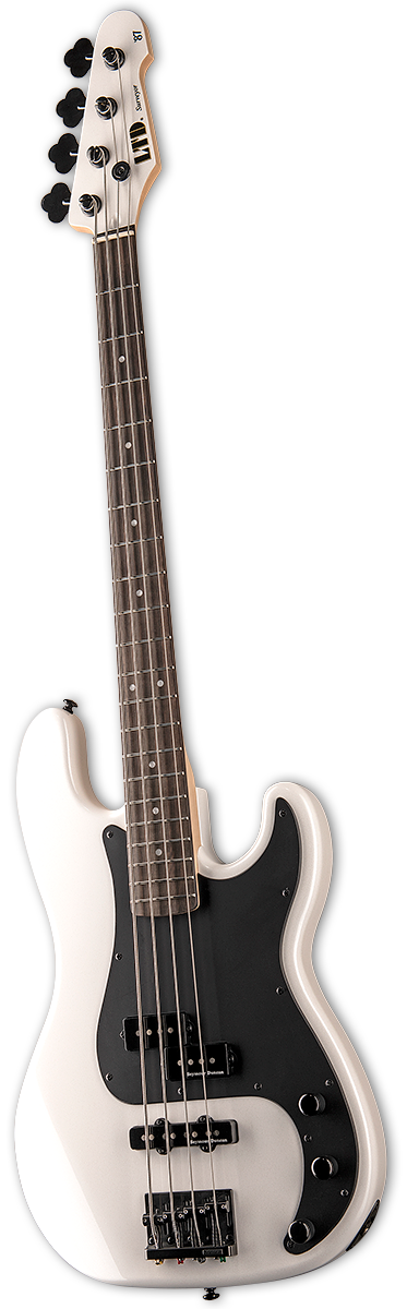 ESP LTD Surveyor '87 Bass Guitar - Pearl White