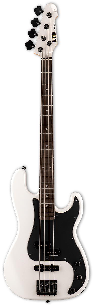 ESP LTD Surveyor '87 Bass Guitar - Pearl White