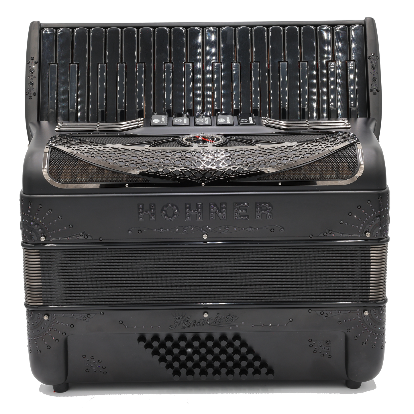 Hohner Anacleto Latino III 34/48  5 Switch Accordion - BLACK