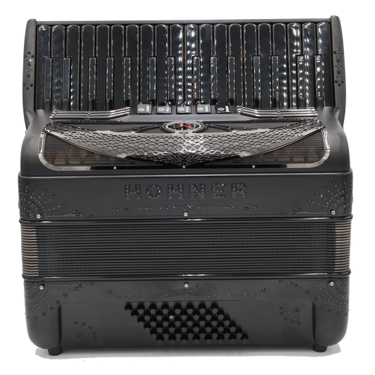 Hohner Anacleto Latino III 34/48  5 Switch Accordion - BLACK