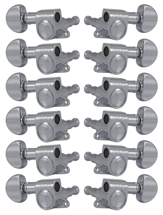 Grover 205C12 Chrome Tuners (Mini Rotomatic | 12 String)