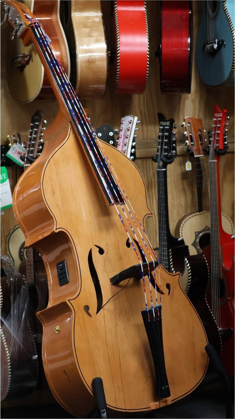 Handcrafted Tololoche Wooden Glossy (Double Bass)