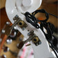 Handcrafted 1/2 Tololoche White Gloss (Double Bass) Pickup Installed