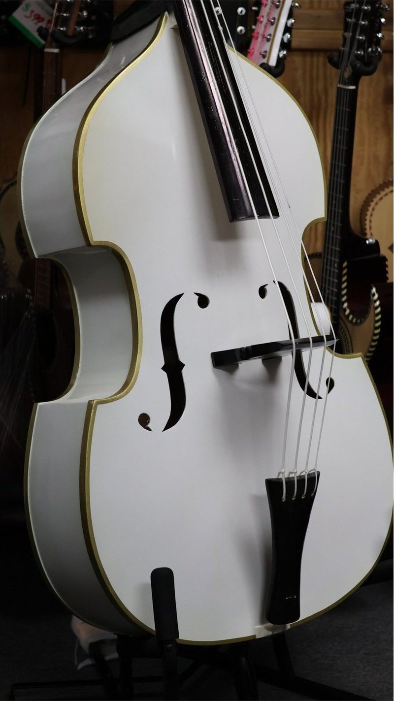 Handcrafted Tololoche White Gloss (Double Bass)