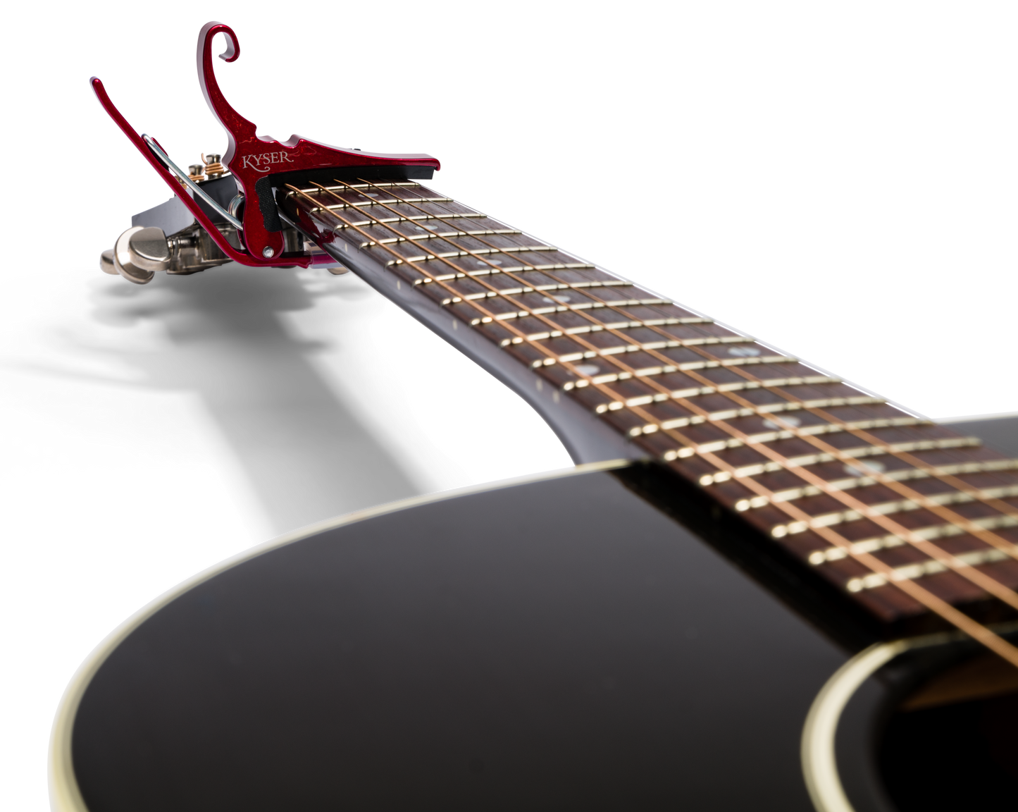 Kyser 6 String Acoustic Guitar Capo-Red
