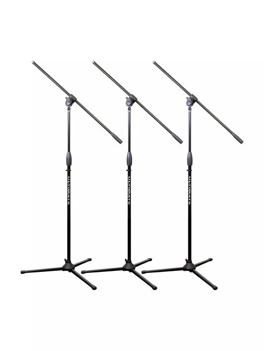 Ultimate Support MC-40B Pro Boom Microphone Stand 3 PACK
