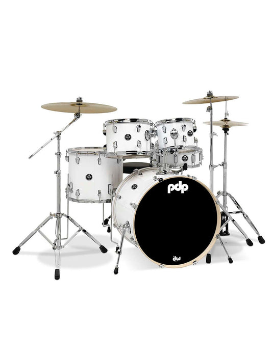 PDP Mainstage 5-Piece Shell Pack, White PDMA2215P8WH