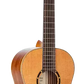Ortega Guitars 6 String Family Series Full Size Nylon Classical Guitar w/Bag, Right, Cedar Top-Natural-Gloss