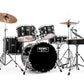 Mapex Rebel 5-Piece Complete Junior Set Up with Fast Size Toms - RB5844FTCDK - Dark Black