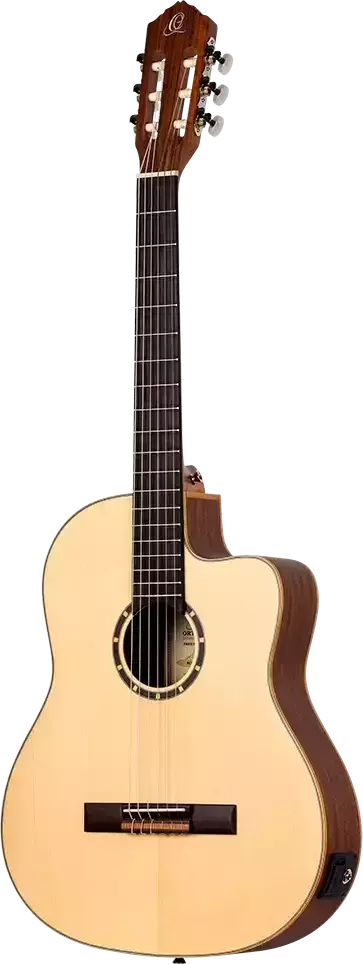 Ortega Guitars Family Series Thinline Acoustic Electric Nylon
