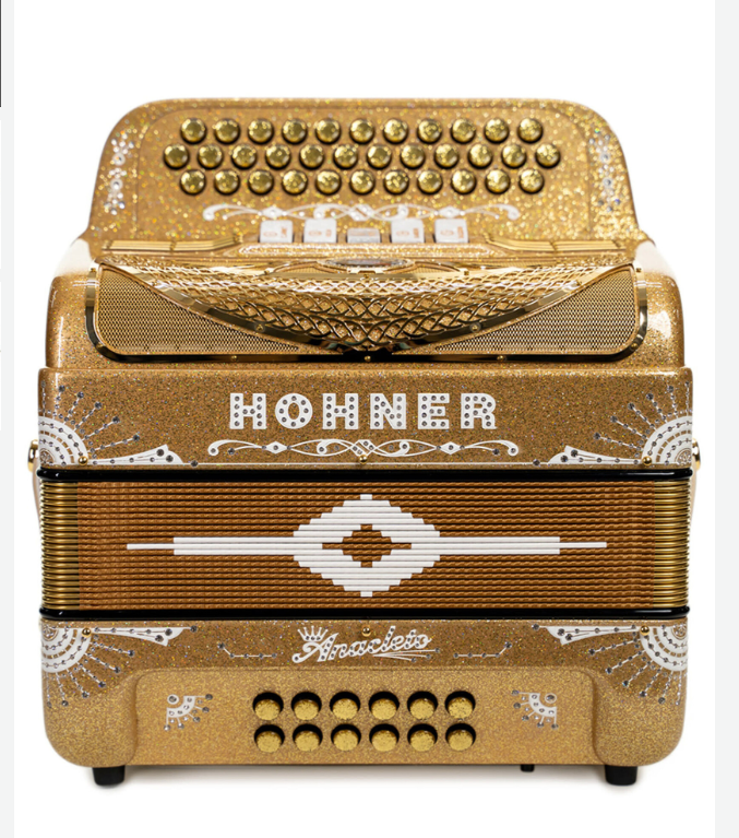 Hohner Anacleto EAD REY DEL NORTE III S 5 Switch Compact Holographic Gold