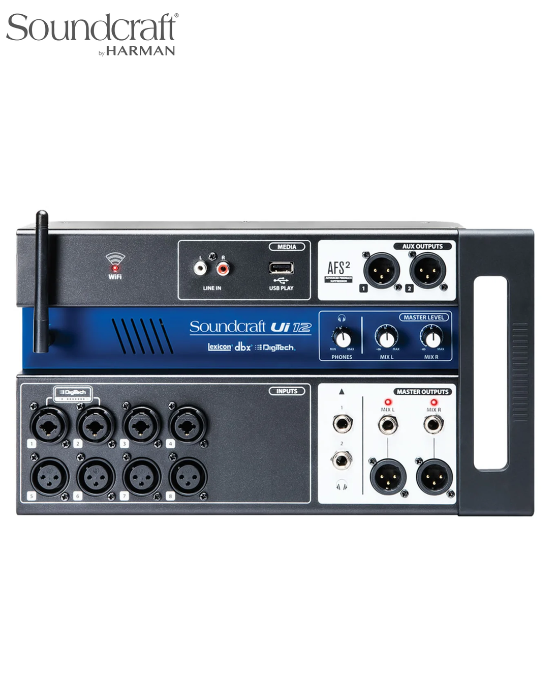 Soundcraft Ui12 12-channel Remote-controlled Digital Mixer