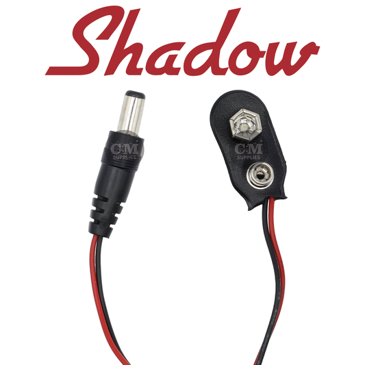 Original Shadow Rockabilly Pro Battery Cable Clip – 9V DC Connector