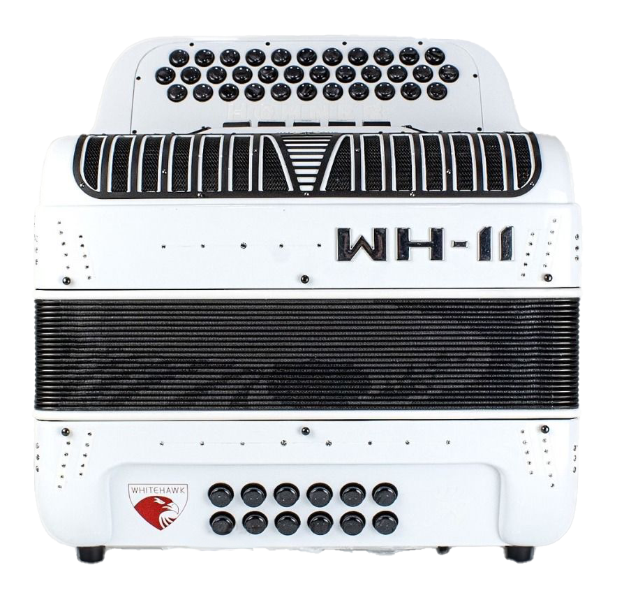 Hohner Anacleto WhiteHawk 5 Switch FBE Accordion - WH2