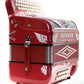 Hohner Anacleto Rey Aguila TT FBE/GCF Two-Tone Compact Accordion Red