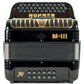 Hohner Anacleto MARK III 3 Switch Compact EAD Accordion - Black